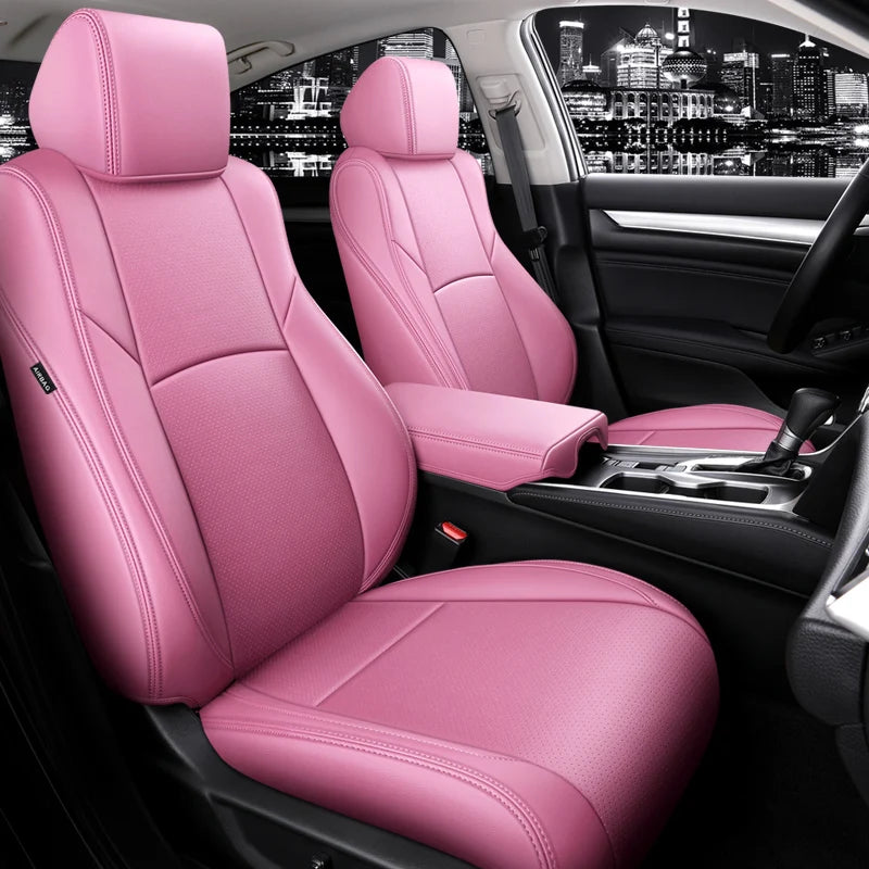 Custom Fit Leather Car Seat Covers for Honda Accord