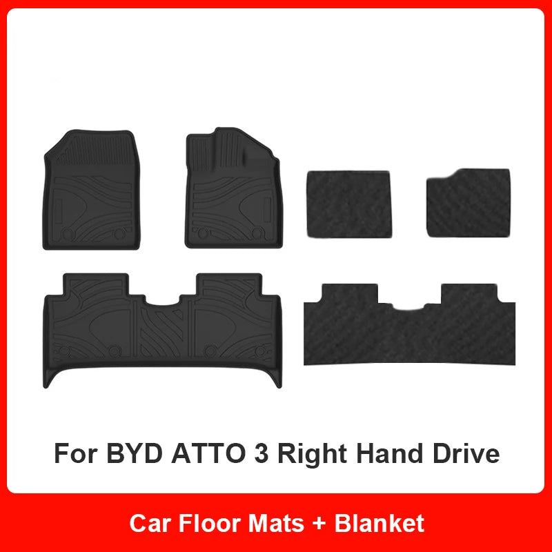 Custom TPE Floor Mats for BYD Atto 3