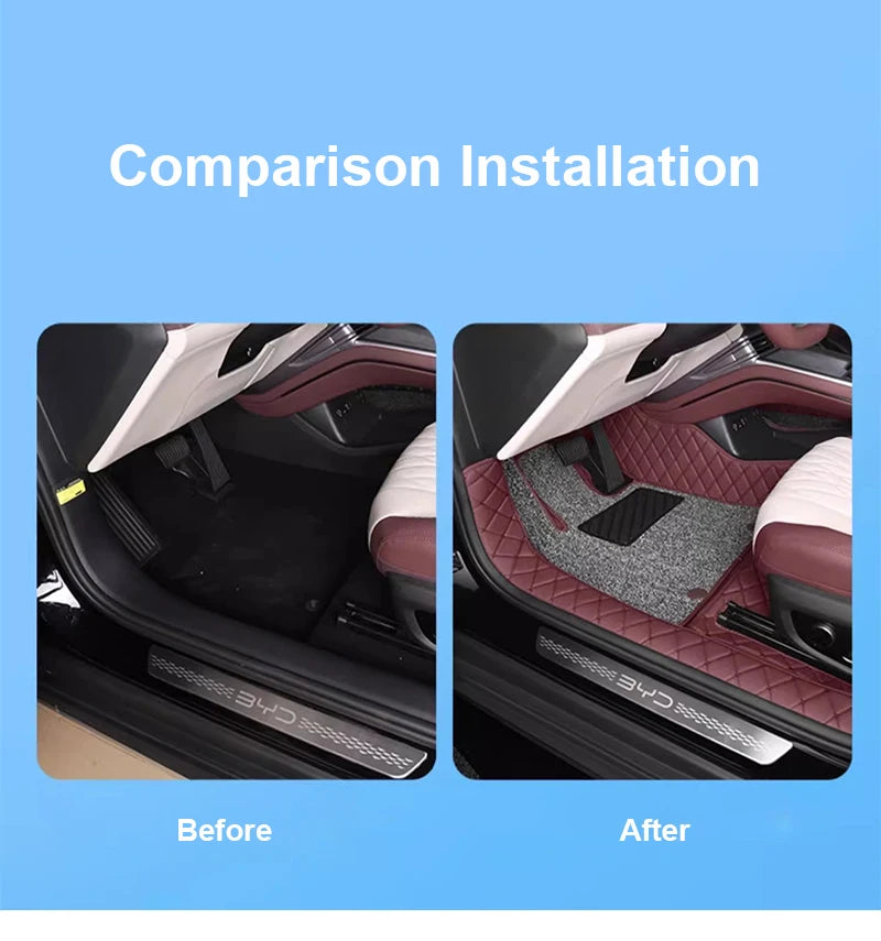 Custom Fit Floor Mats and Trunk Mat for BYD Seal DM-i / EV