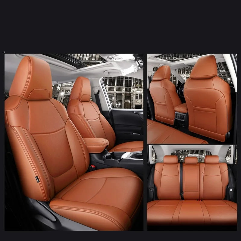 Custom Fit Leather Car Seat Covers for Toyota RAV4
