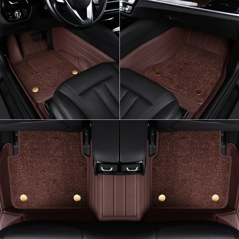 Custom Fit Leather Floor Mats for Chevrolet Camaro
