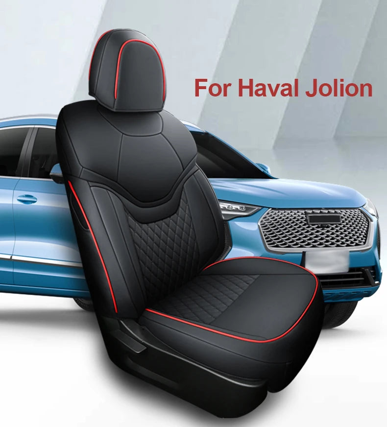 Custom Fit Leather Car Seat Covers Full Set for Haval Jolion
