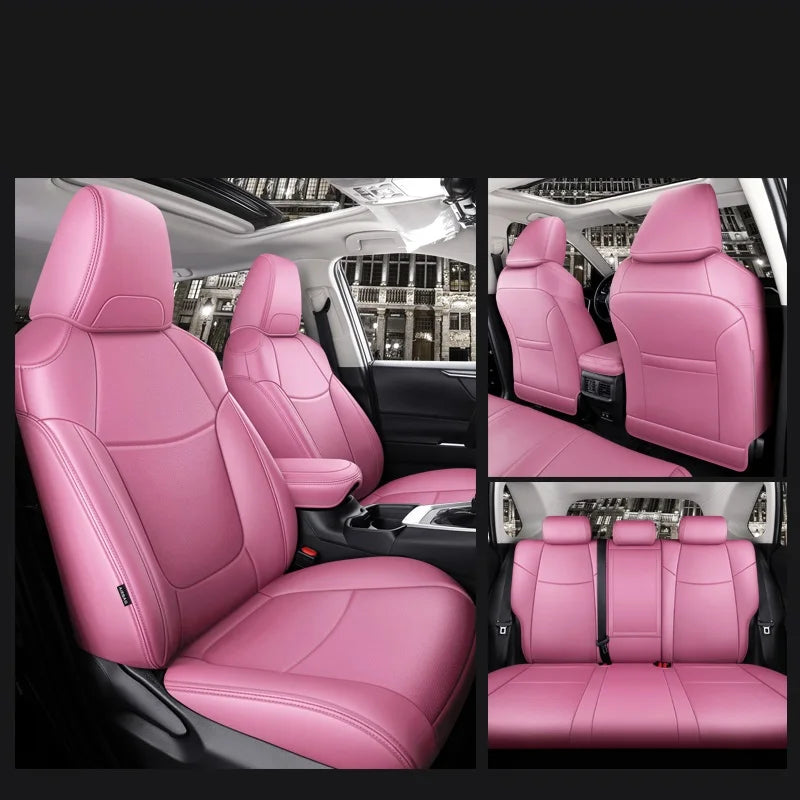 Custom Fit Leather Car Seat Covers for Toyota RAV4