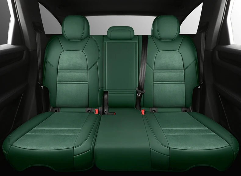 Custom Fit Suede Leather Car Seat Covers for Audi Q7 (7‑Seater)