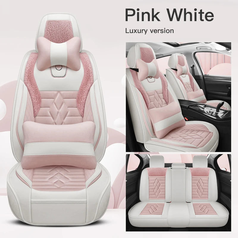 Durable Pink Seat Covers for Winter – SUV Sedan