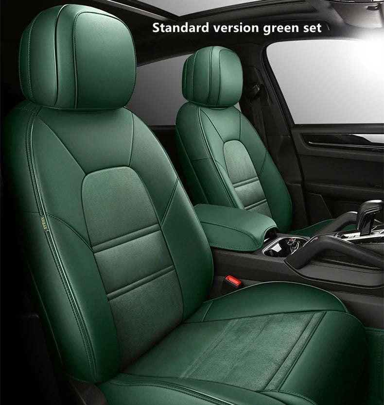 Custom Fit Suede Leather Car Seat Covers for Audi Q7 (7‑Seater)