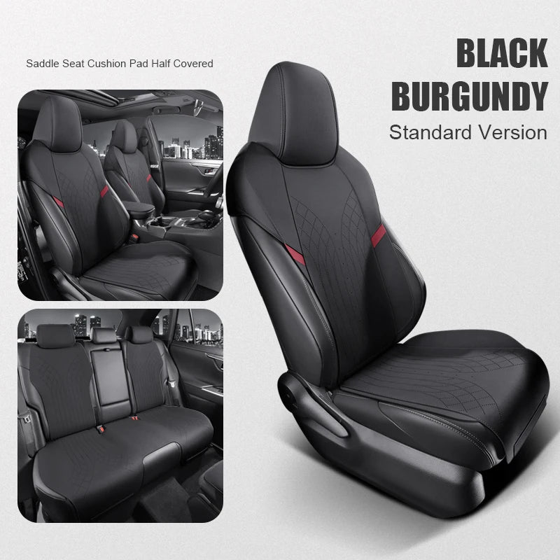 Custom Fit Half-Cover Suede Car Seat Cushion Pads for Toyota RAV4