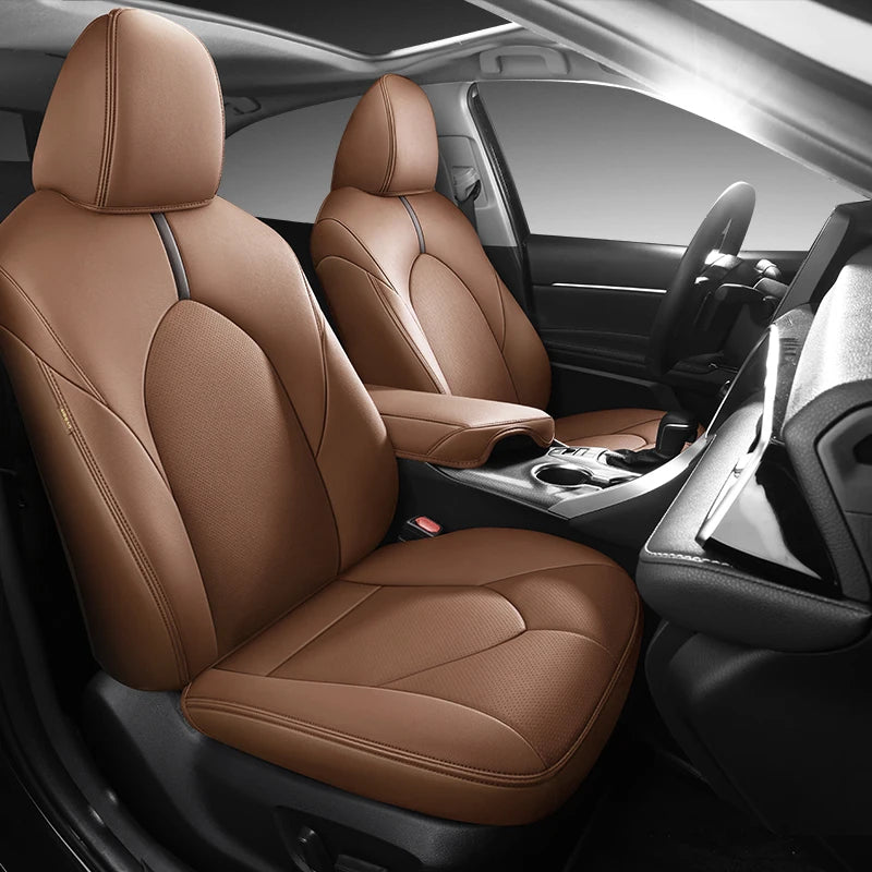 Custom Fit Leather Car Seat Covers for Toyota Camry