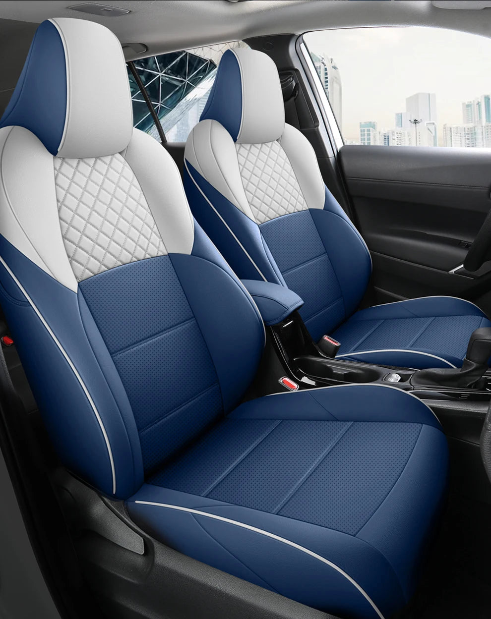 Custom Fit Leather Car Seat Covers for Toyota bZ4X