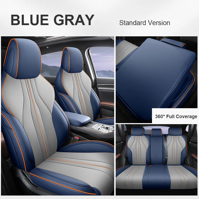 Custom Fit Leather Car Seat Covers for BYD Song Plus EV (2021–2025)