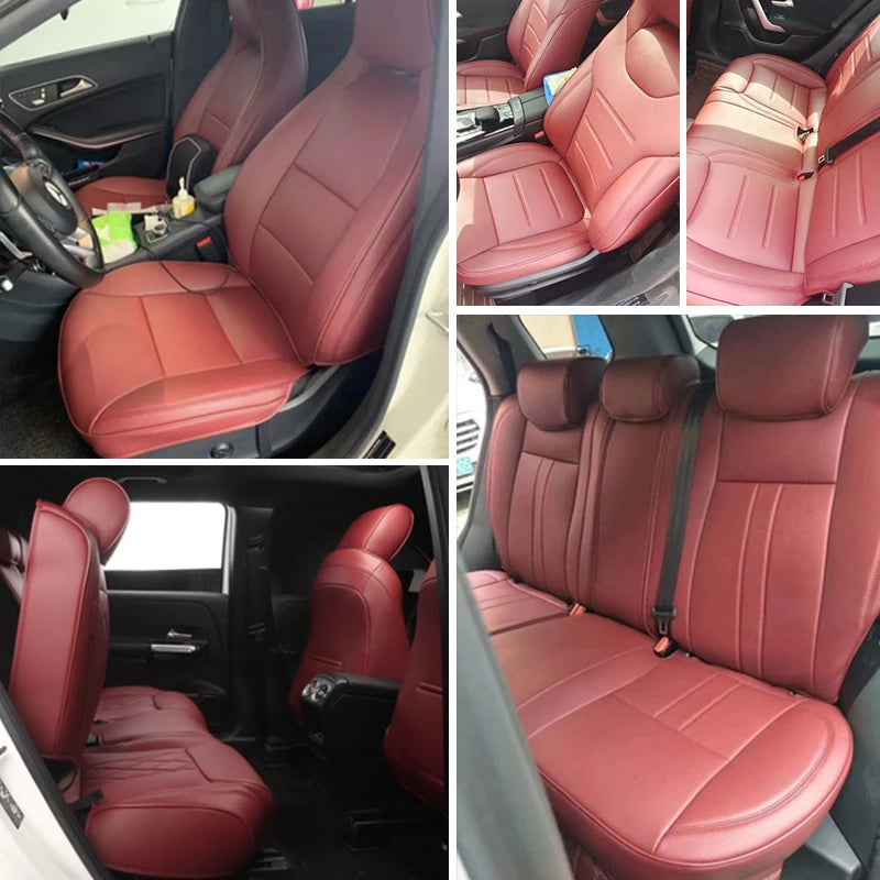 Custom Fit Leather Car Seat Covers for Mercedes-Benz W214