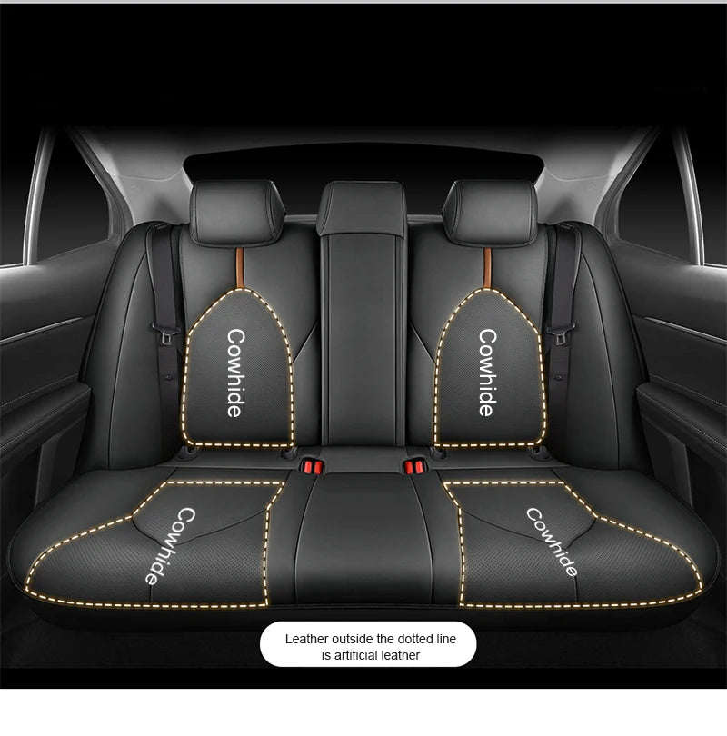 Custom Fit Leather Car Seat Covers for Toyota Camry