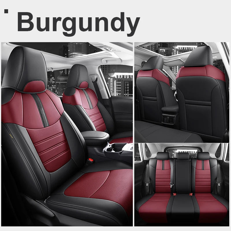 Custom Fit Leather Car Seat Covers for Toyota RAV4 (2020–2025)