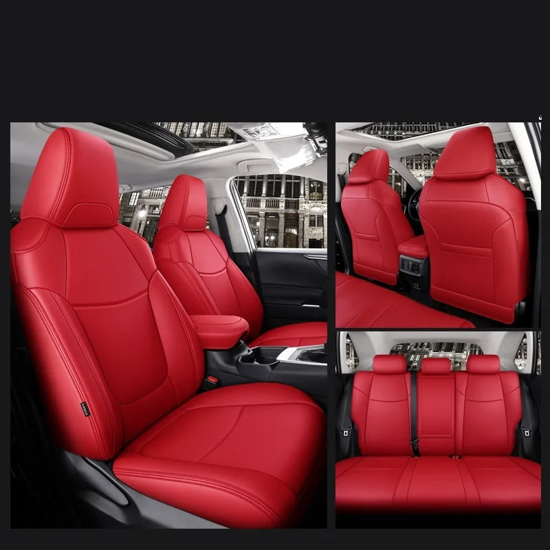 Custom Fit Leather Car Seat Covers for Toyota RAV4