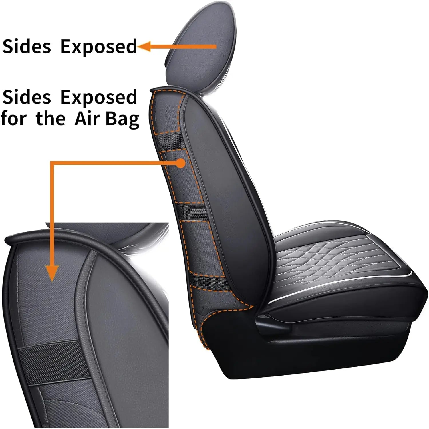 Custom Fit Leather Car Seat Covers for Toyota Tacoma (2005–2023)