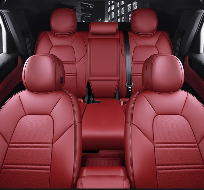 Custom Fit Leather Car Seat Covers for Porsche Panamera (2010-2016)