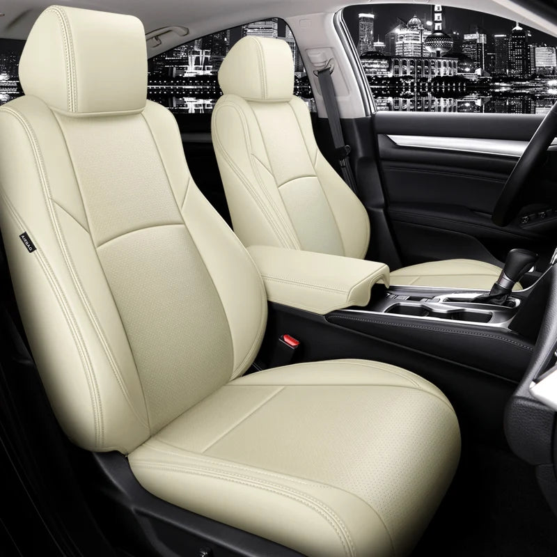 Custom Fit Leather Car Seat Covers for Honda Accord