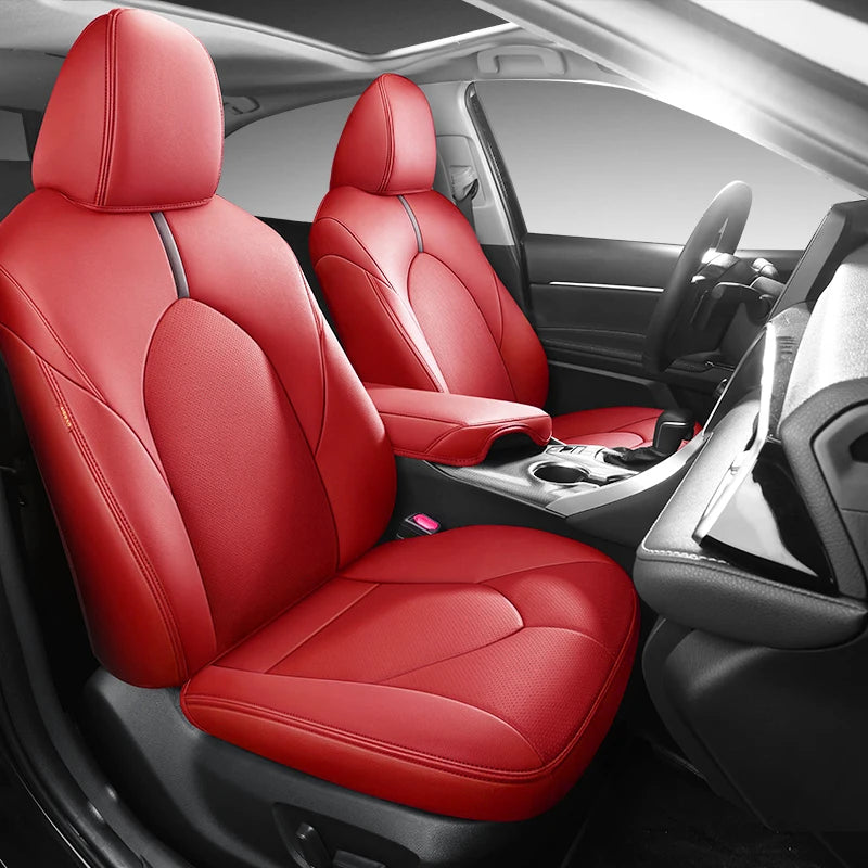 Custom Fit Leather Car Seat Covers for Toyota Camry
