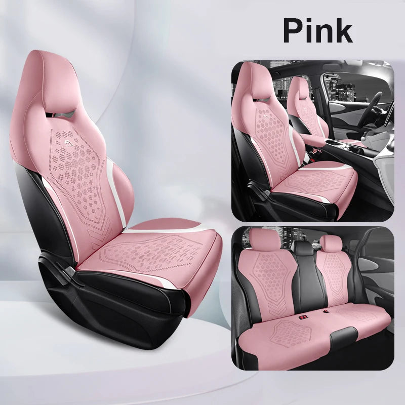 Custom Half-Cover Suede Seat Cushion Pads for BYD Dolphin