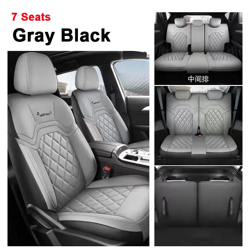 Custom Fit Leather Car Seat Covers for Jetour X90 Plus