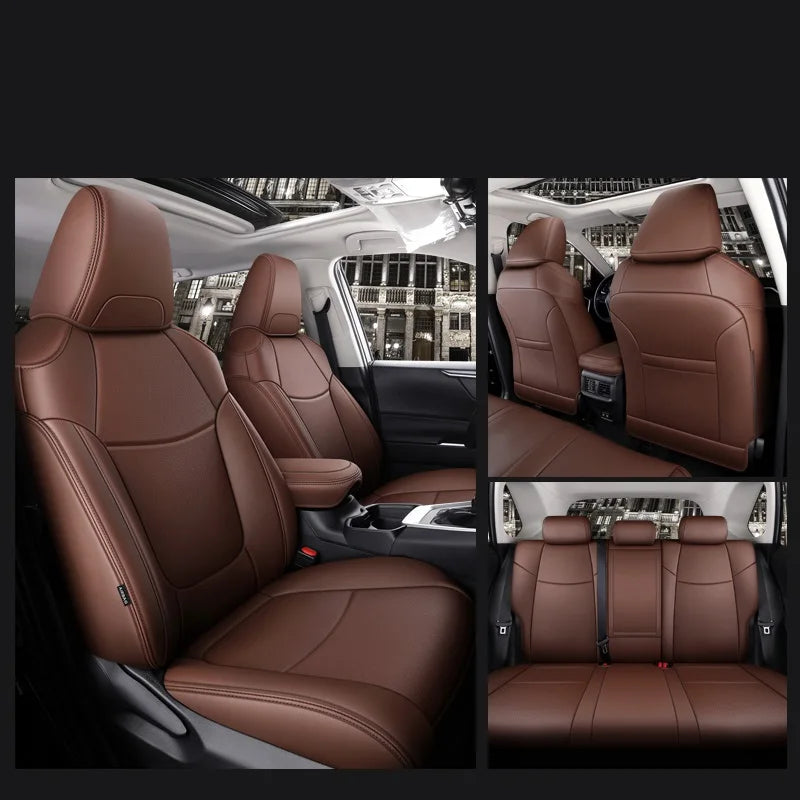 Custom Fit Leather Car Seat Covers for Toyota RAV4