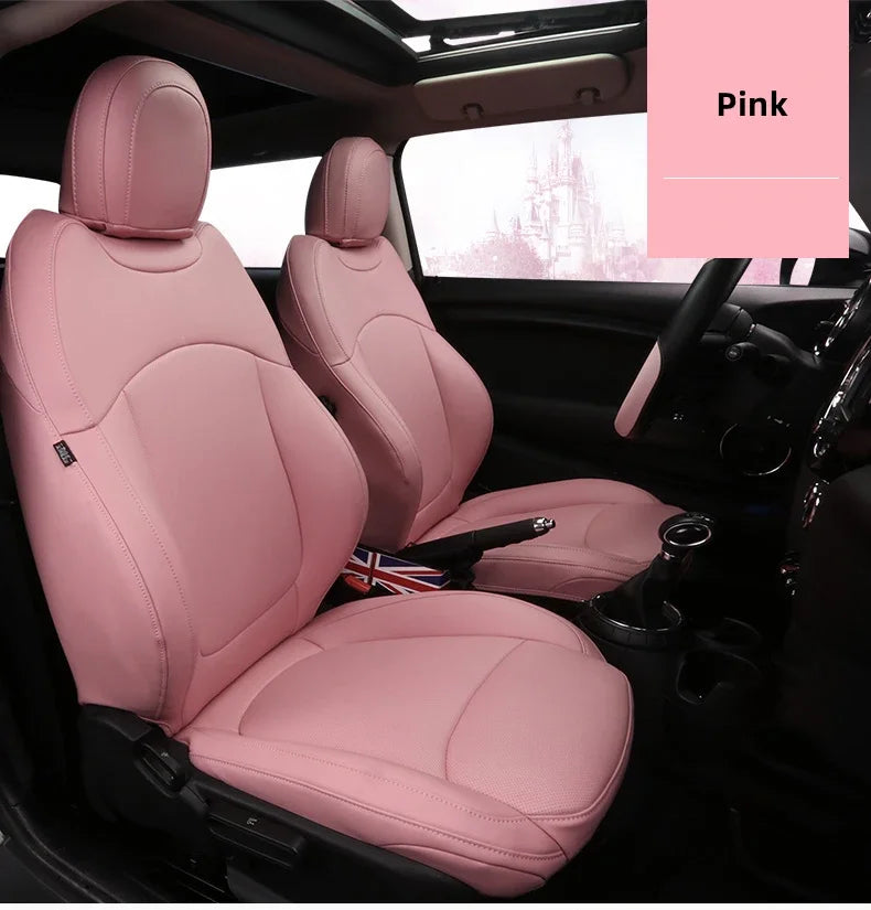 Custom Fit Leather Car Seat Covers for BMW Mini Cooper