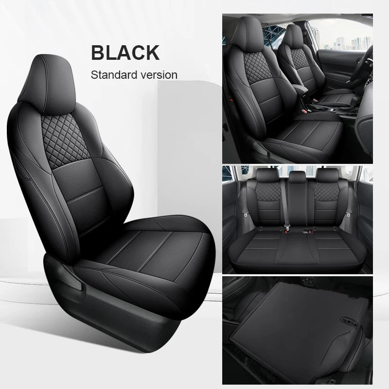 Custom Fit Leather Car Seat Covers for Toyota bZ4X