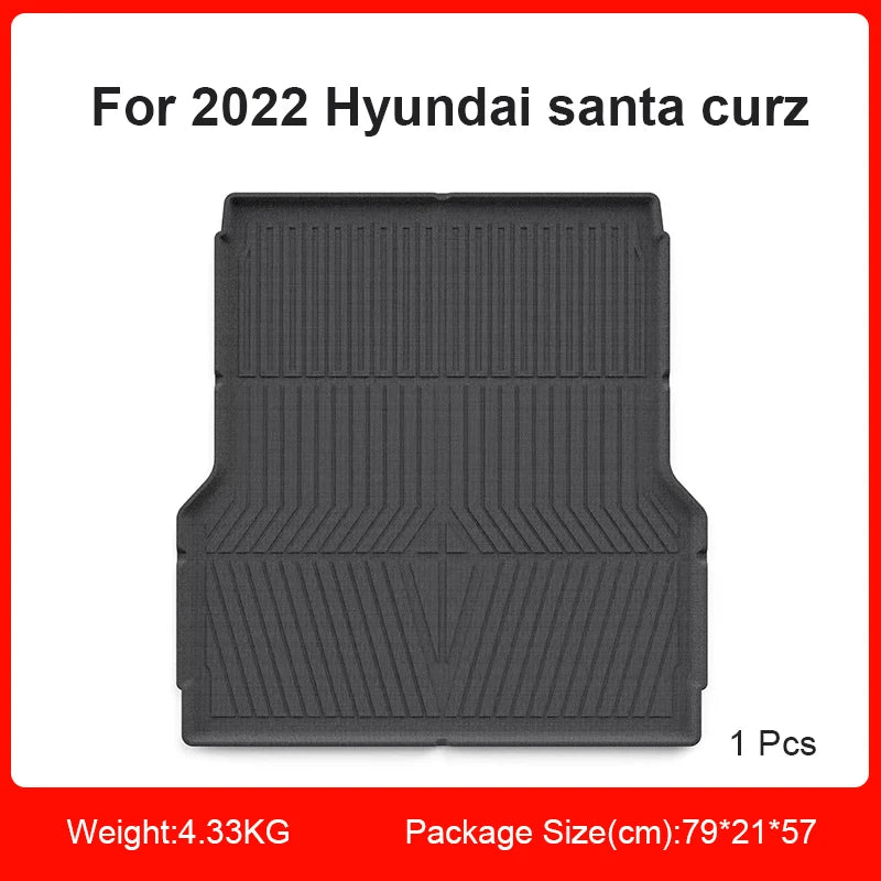 Custom Fit TPE Truck Bed Floor Mat for Hyundai Santa Cruz 2022