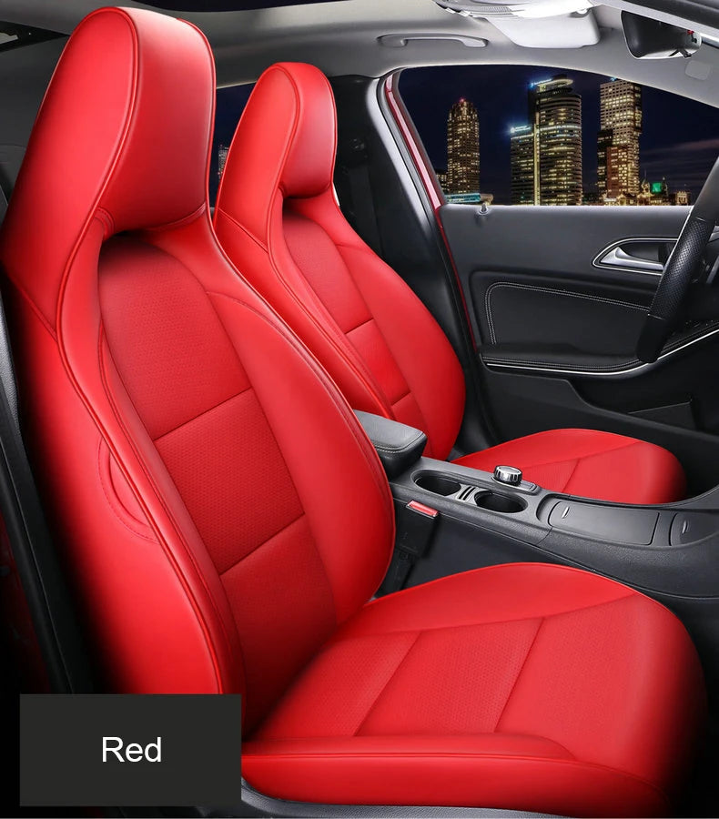 Custom Fit Leather Car Seat Covers for Mercedes-Benz CLA 200
