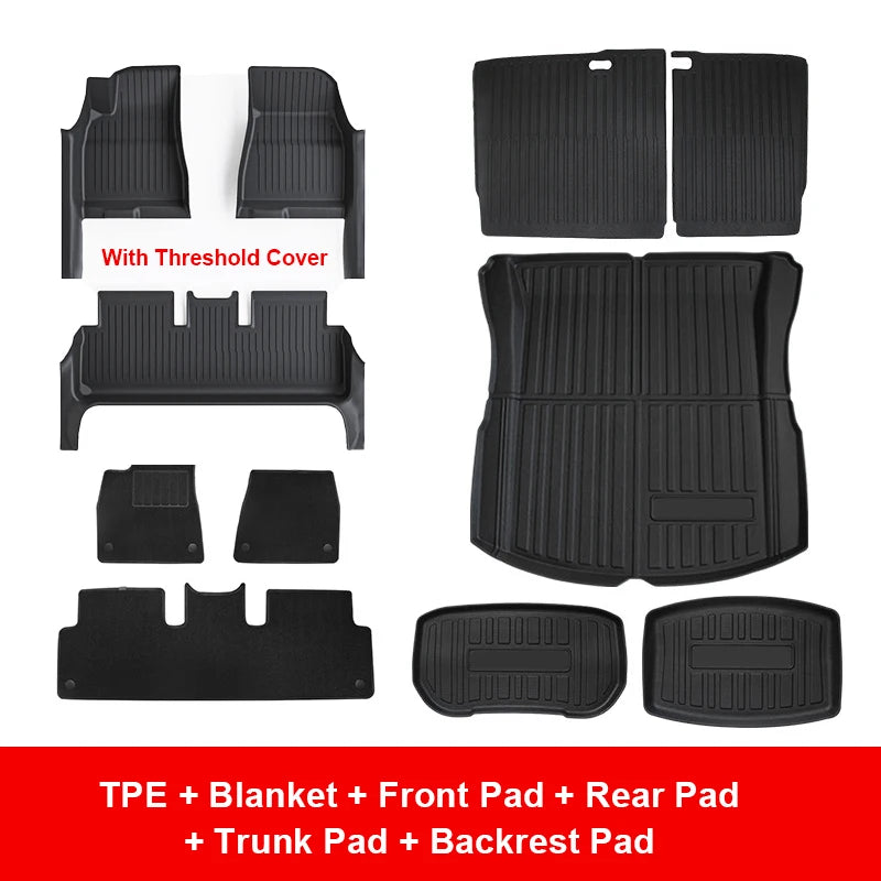 Custom TPE Floor Mats for Tesla Model 3