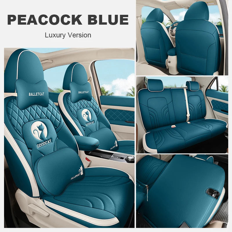 Custom Fit Leather Car Seat Covers for GWM Ora 03