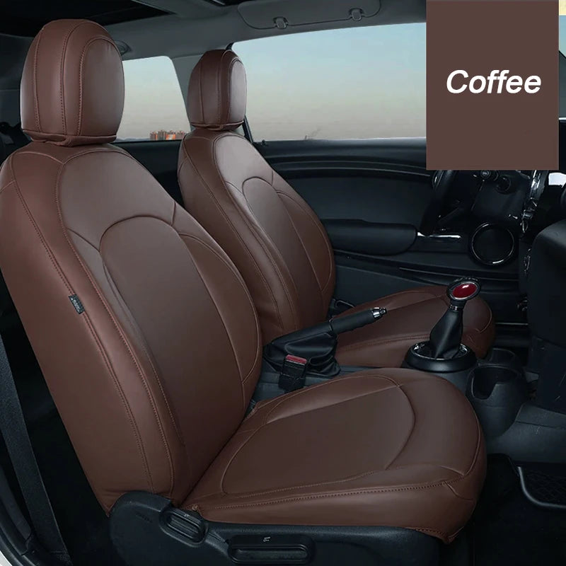 Custom Fit Leather Car Seat Covers for BMW Mini Cooper