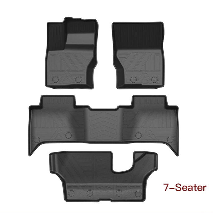 Custom Fit TPE Floor Mats for Land Rover Discovery 5 (2017–2020, 7-Seater)