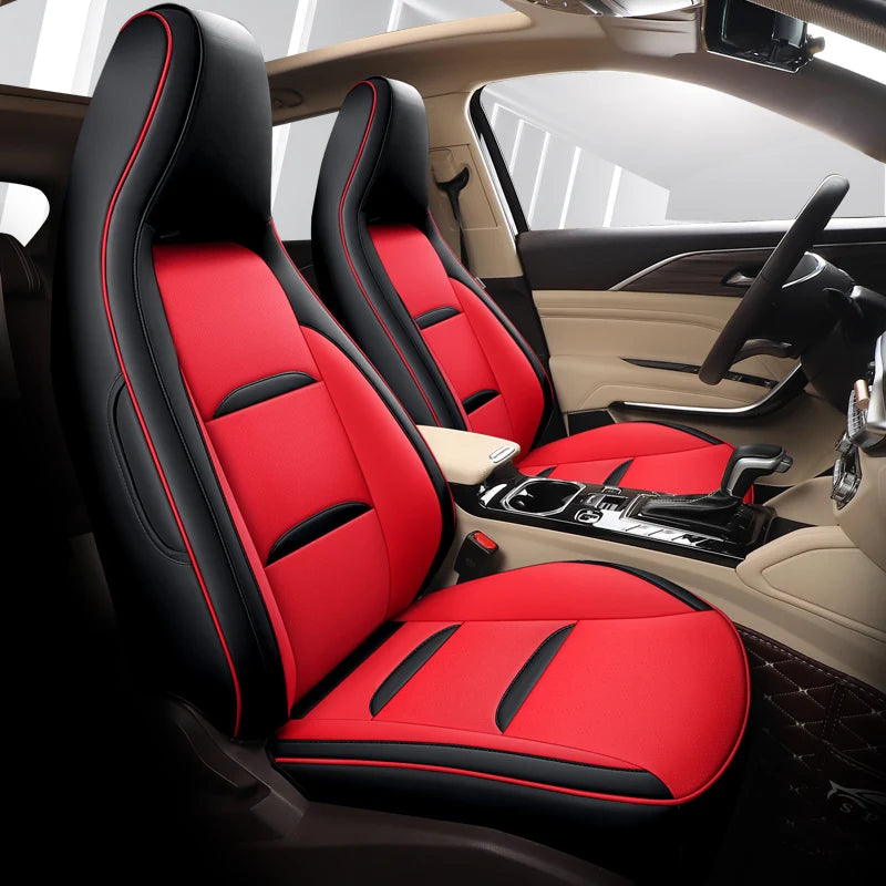 Custom Fit Leather Car Seat Covers for FAW Bestune T77 Pro (2019–2023)