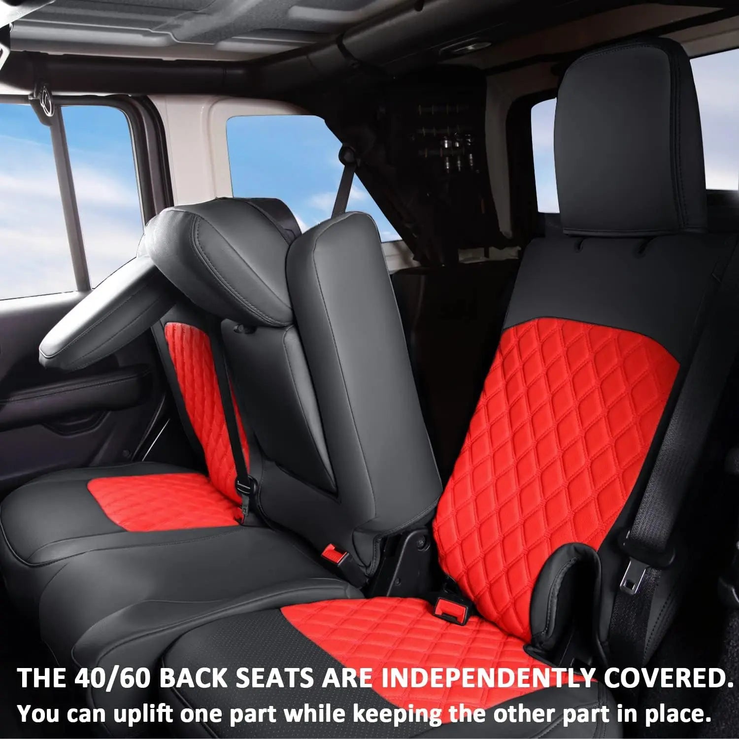 Custom Fit Leather Car Seat Covers for Jeep Wrangler (2018–2024)