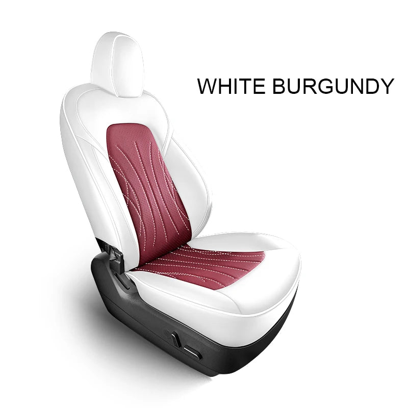 Custom Ventilated Cooling Seat Cushion with 10 Fans for Tesla Model Y - Full Surround