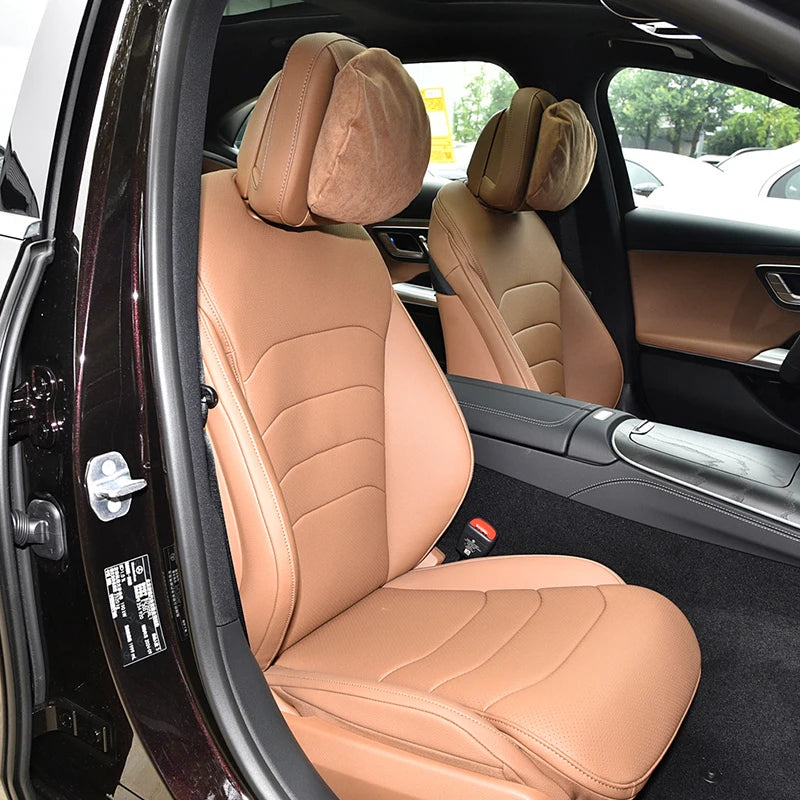 Custom Fit Leather Car Seat Covers for Mercedes-Benz W214