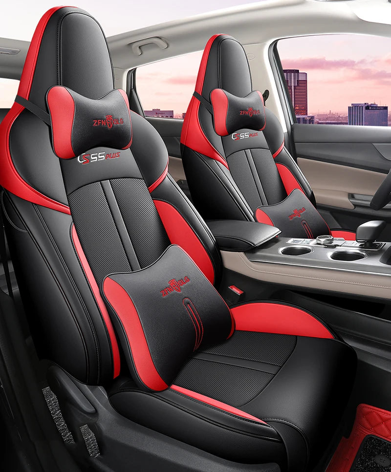 Custom Fit Leather Car Seat Covers for FAW Bestune T77 Pro (2019–2023)