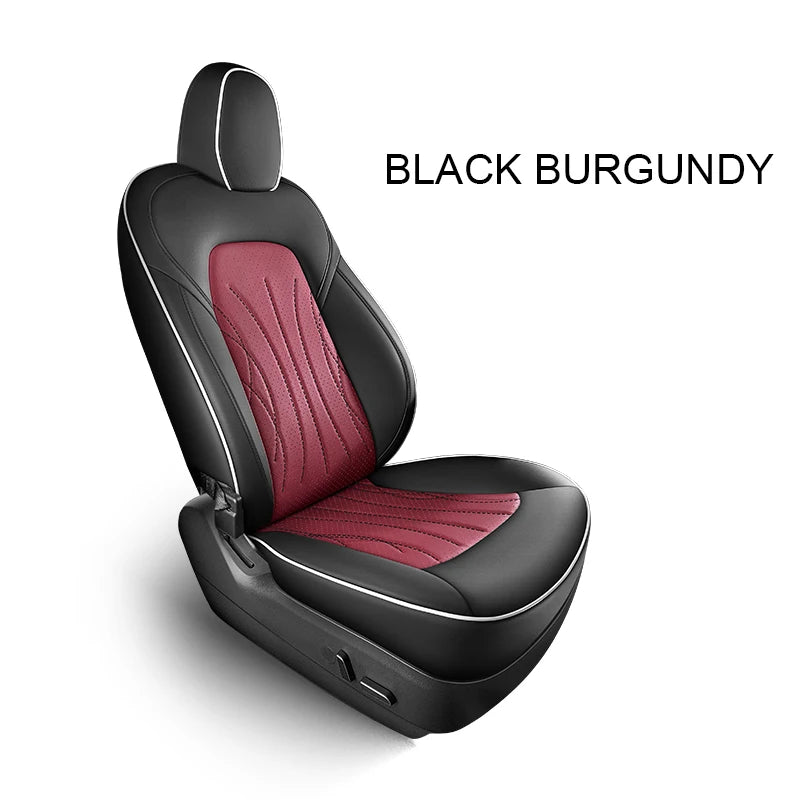 Custom Ventilated Cooling Seat Cushion with 10 Fans for Tesla Model Y - Full Surround