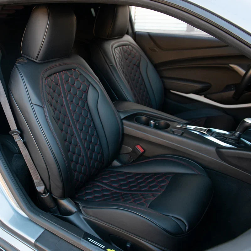 Custom Fit Leather Seat Covers for Chevrolet Camaro