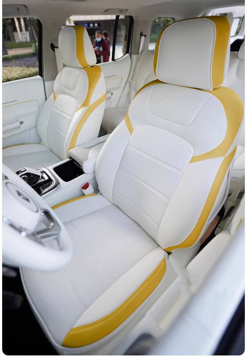 Custom Fit Leather Car Seat Covers for Tank 500 – 7-Seater