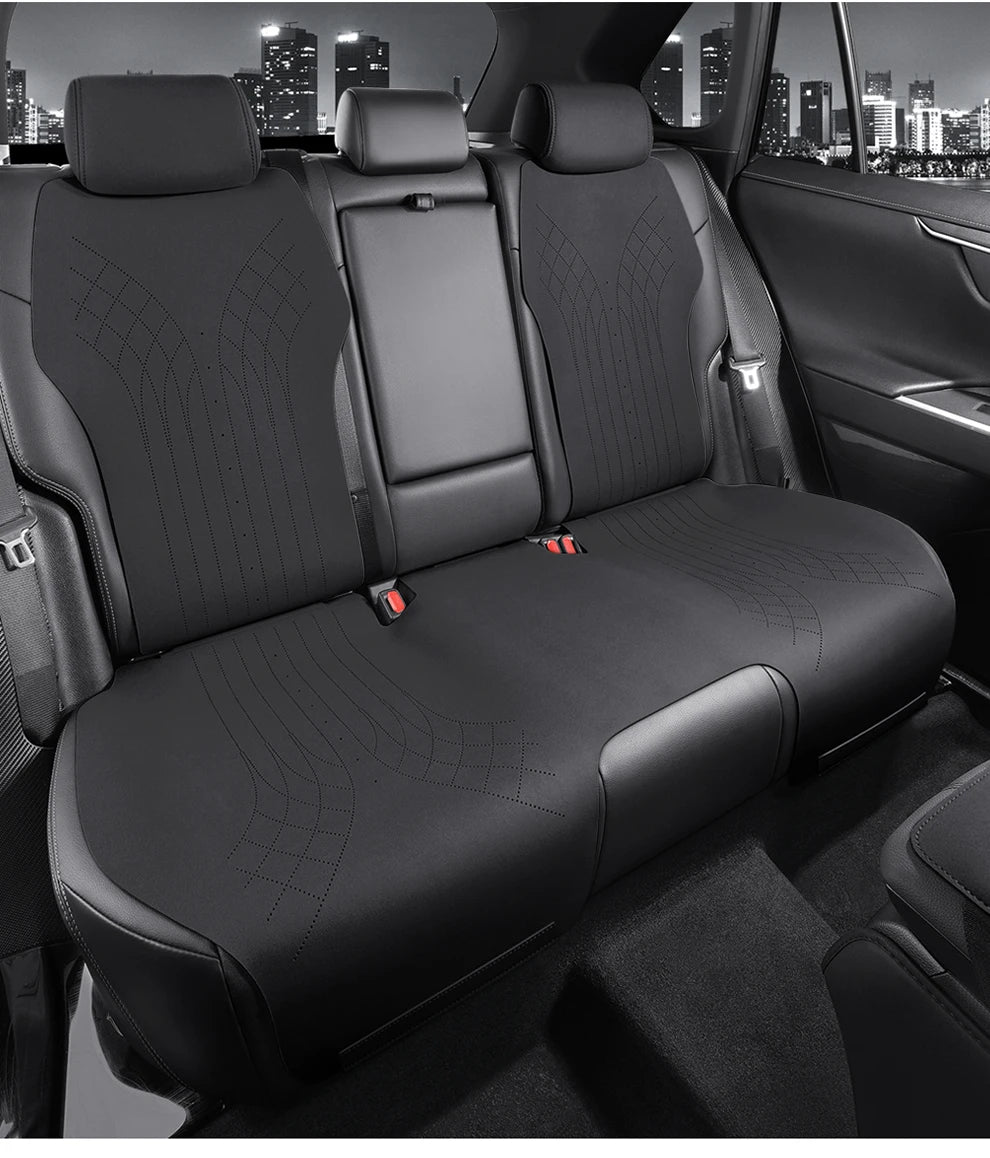 Custom Fit Half-Cover Suede Car Seat Covers for Toyota C-HR (2019–2023)