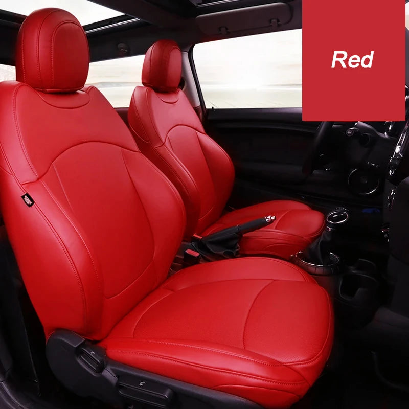 Custom Fit Leather Car Seat Covers for BMW Mini Cooper