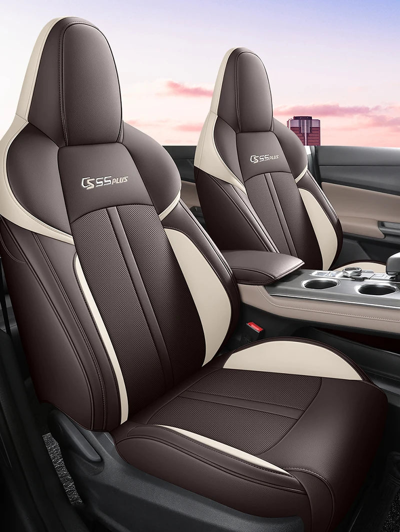 Custom Fit Leather Car Seat Covers for FAW Bestune T77 Pro (2019–2023)