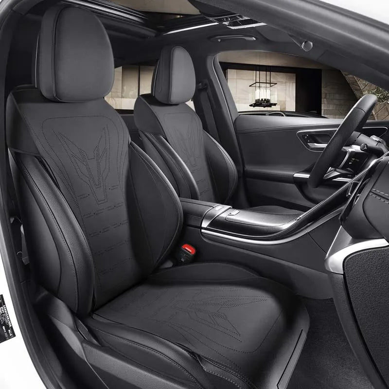 Custom Fit Half‑Cover Suede Car Seat Cushion Pads for Mercedes‑Benz GLC