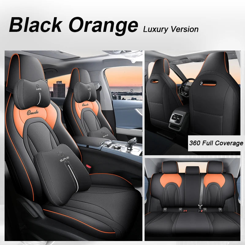 Custom Fit Leather Car Seat Covers for Chery Omoda 05