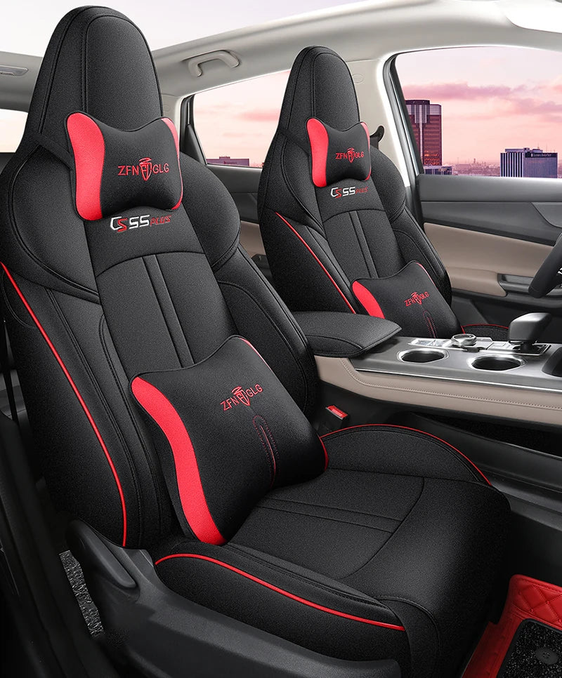 Custom Fit Leather Car Seat Covers for FAW Bestune T77 Pro (2019–2023)