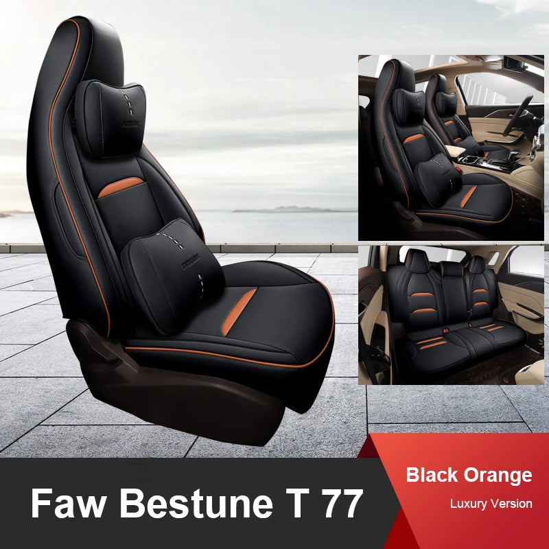 Custom Fit Leather Car Seat Covers for FAW Bestune T77 Pro (2019–2023)