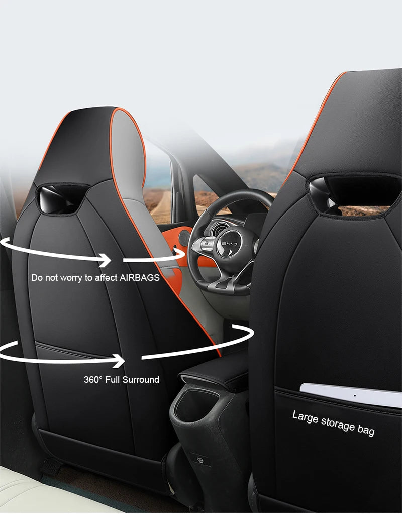 Custom Fit Leather Car Seat Covers for BYD Dolphin