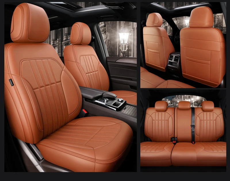 Custom Fit Leather Car Seat Covers for Mercedes-Benz W214